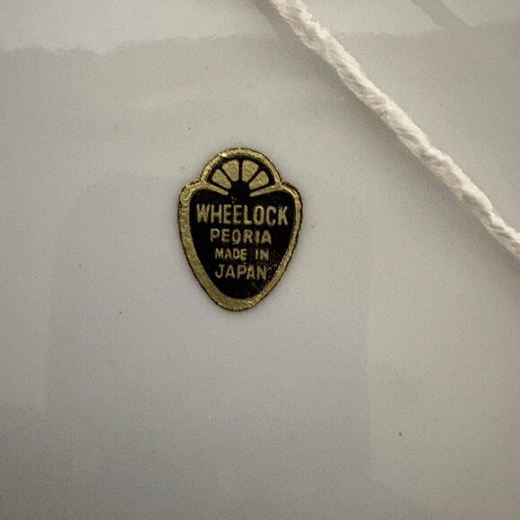 Wheelock Porcelain Plate Jesus Floral Gold Trim Wall Decor Vintage Religious - Picture 6 of 8